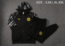KIT PASSEIO COM CAPUZ - BORUSSIA DORTMUND - PRETO E CINZA