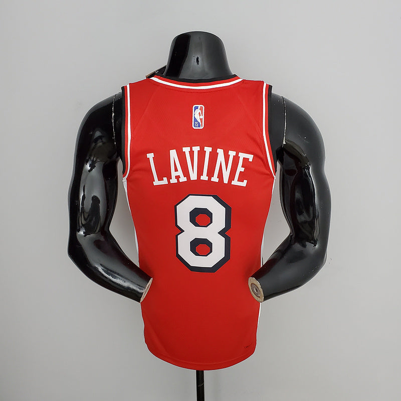 CAMISA CHICAGO BULLS - VERMELHA COM NIKE BRILHANTE - CITY EDITION 75TH ANNIVERSARY - 2022