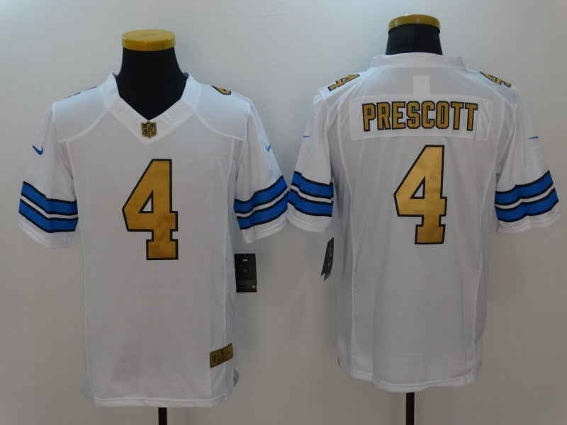 CAMISA DALLAS COWBOYS - NFL - BRANCO, DOURADO E AZUL