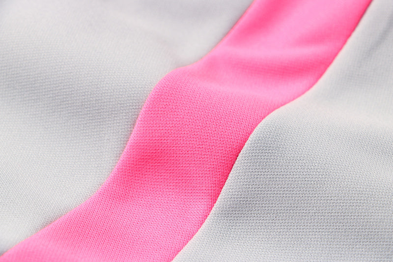 KIT PASSEIO COM CAPUZ - PARIS SAINT GERMAIN (PSG) - BRANCO E ROSA