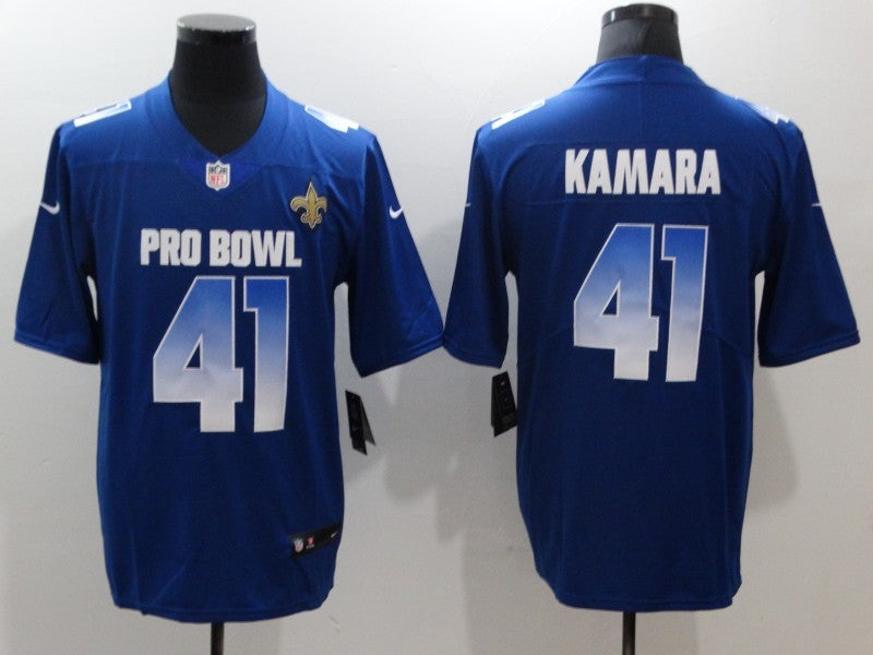 CAMISA NEW ORLEANS SAINTS  - NFL - AZUL E BRANCO