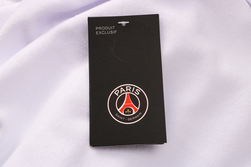KIT PASSEIO COM CAPUZ - PARIS SAINT GERMAIN (PSG) - BRANCO, ROXO E ROSA