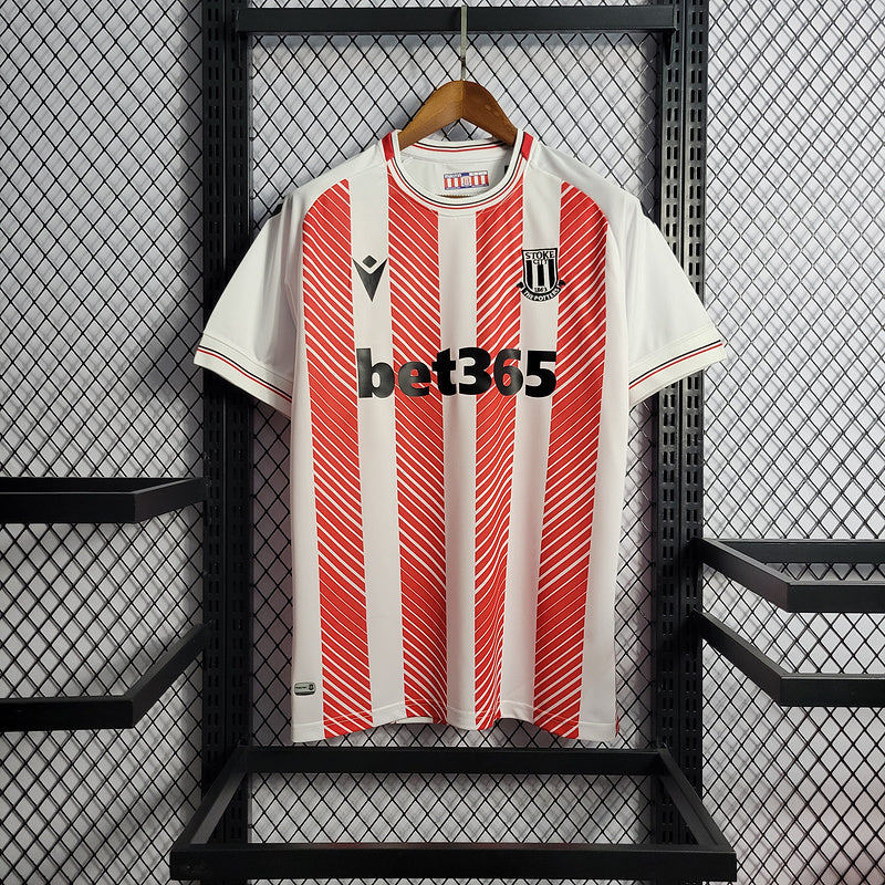 CAMISA STOKE CITY - INGLATERRA - CASA / HOME - TORCEDOR - 22/23