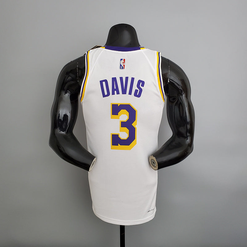 CAMISA LAKERS - BRANCA COM NIKE BRILHANTE - 75TH ANNIVERSARY - ICON EDITION - 2021/ 2022