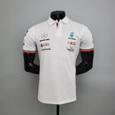 CAMISETA MERCEDES AMG PETRONAS - PÓLO - BRANCA - FÓRMULA 1 - F1