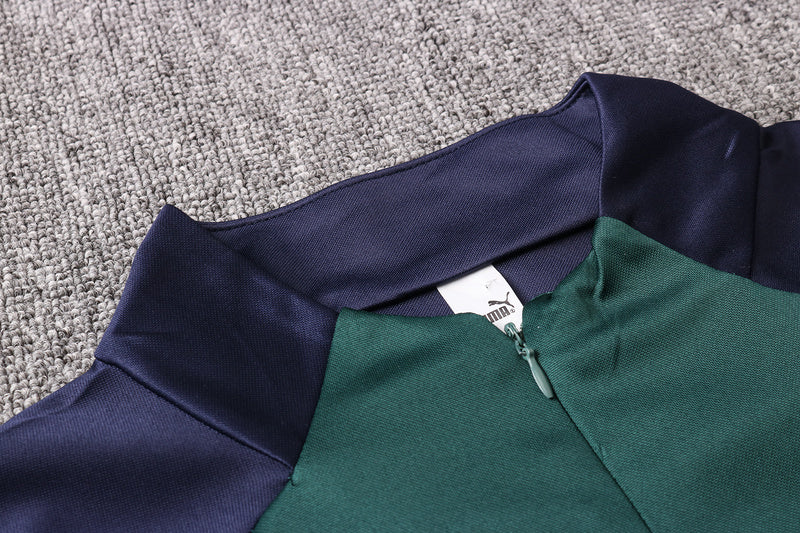 KIT PRÉ JOGO - ITÁLIA - VERDE ESCURO E AZUL