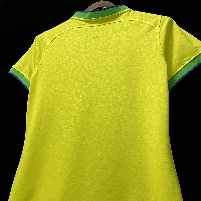 CAMISA BRASIL - AMARELA - COPA DO MUNDO - FEMININO - 22/23