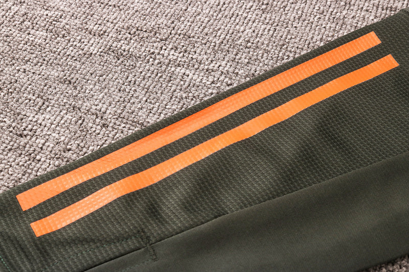 KIT PRÉ JOGO - MANCHESTER UNITED - CINZA, LARANJA E BRANCO