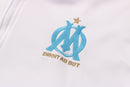 KIT MOLETOM - OLYMPIQUE MARSEILLE - BRANCO E AZUL