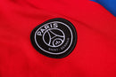 KIT PASSEIO COM CAPUZ - PARIS SAINT GERMAIN (PSG) - VERMELHO, BRANCO E AZUL