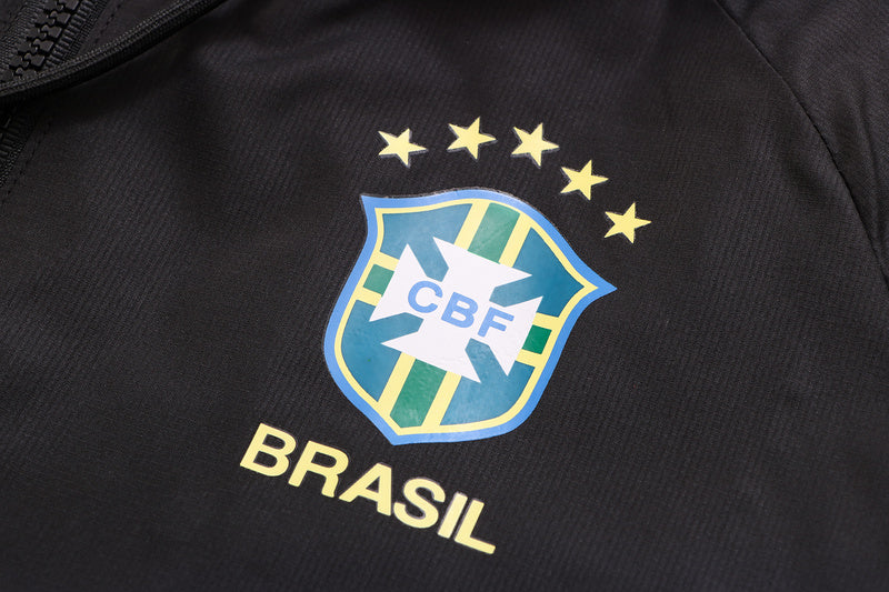 CORTA VENTO - BRASIL - PRETO CLÁSSICO