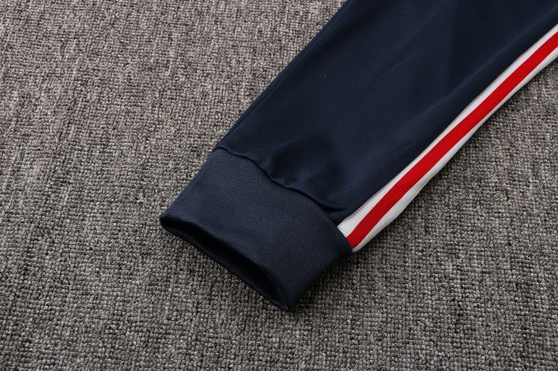 KIT MOLETOM - PARIS SAINT GERMAIN (PSG) -  AZUL E VERMELHO