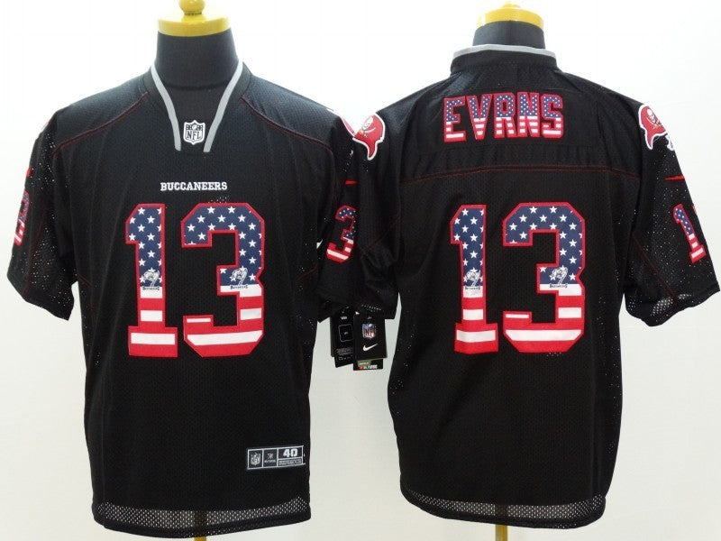 CAMISA TAMPA BAY BUCCANEERS  - NFL - PRETO, AZUL, VERMELHO E BRANCO