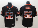 CAMISA CHICAGO BEARS - NFL -  PRETO, AZUL, BRANCO E VERMELHO