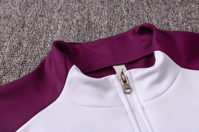 KIT PASSEIO - PARIS SAINT GERMAIN (PSG) - ROXO, BRANCO E DOURADO JORDAN