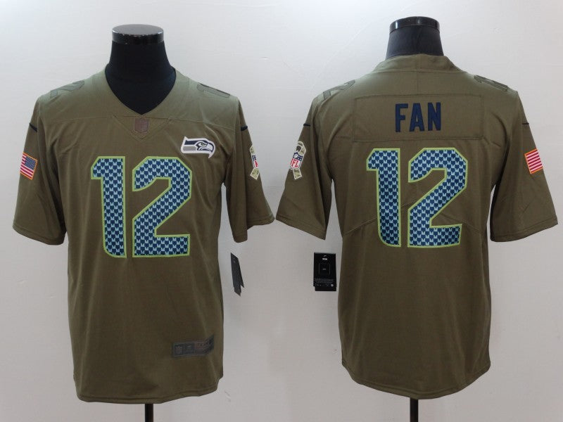 CAMISA SEATTLE SEAHAWKS - NFL - VERDE ESCURO E AZUL