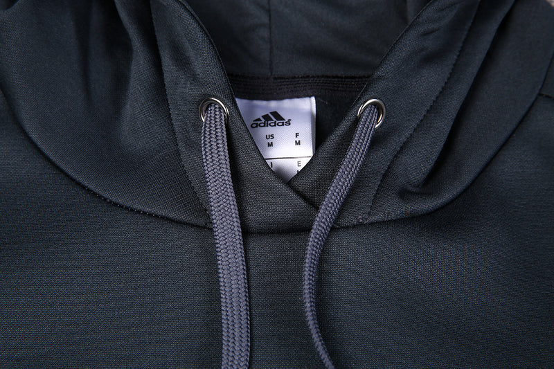 KIT PASSEIO COM CAPUZ - REAL MADRID - CINZA CHAMPIONS LEAGUE