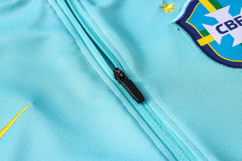 KIT PRÉ JOGO - BRASIL - AZUL CLARO E PRETO