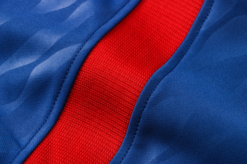 KIT PRÉ JOGO - ATLÉTICO DE MADRID - AZUL, PRETO E LARANJA