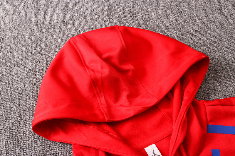 KIT MOLETOM - PARIS SAINT GERMAIN (PSG) - VERMELHO