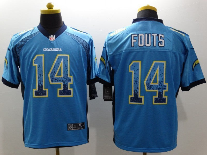 CAMISA LOS ANGELES CHARGERS  - NFL -  AZUL E PRETO