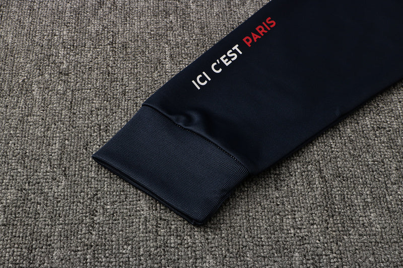 KIT PASSEIO - PARIS SAINT GERMAIN (PSG) - BRANCO, AZUL E VERMELHO