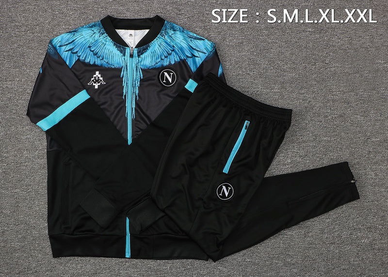 KIT PASSEIO - CALCIO NAPOLI -  PRETO E AZUL