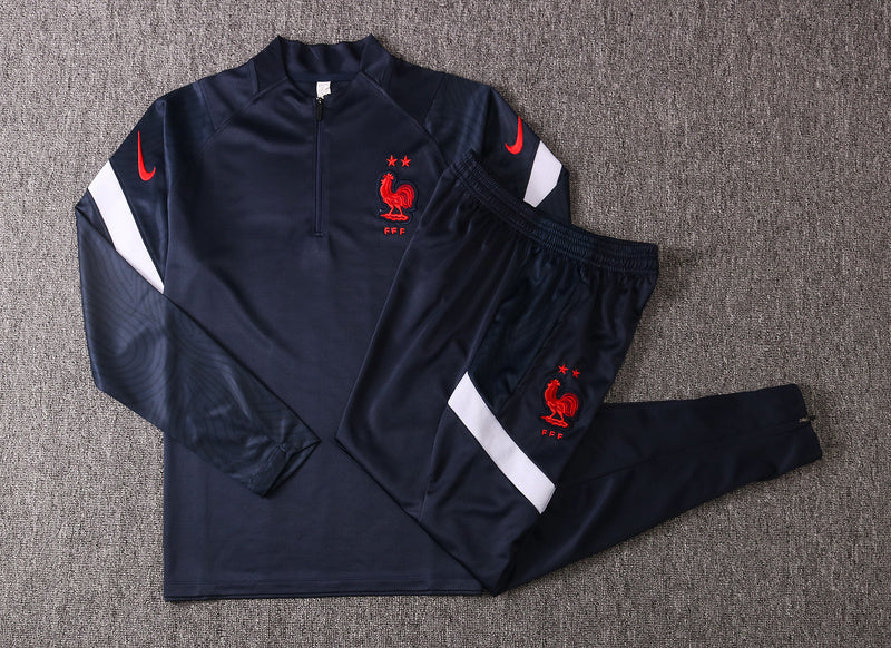 KIT PRÉ JOGO - FRANÇA - AZUL E BRANCO