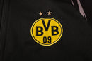 KIT PASSEIO COM CAPUZ - BORUSSIA DORTMUND - PRETO E CINZA