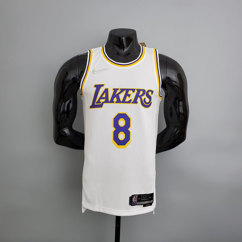 CAMISA LAKERS - BRANCA COM NIKE BRILHANTE - 75TH ANNIVERSARY - ICON EDITION - 2021/ 2022