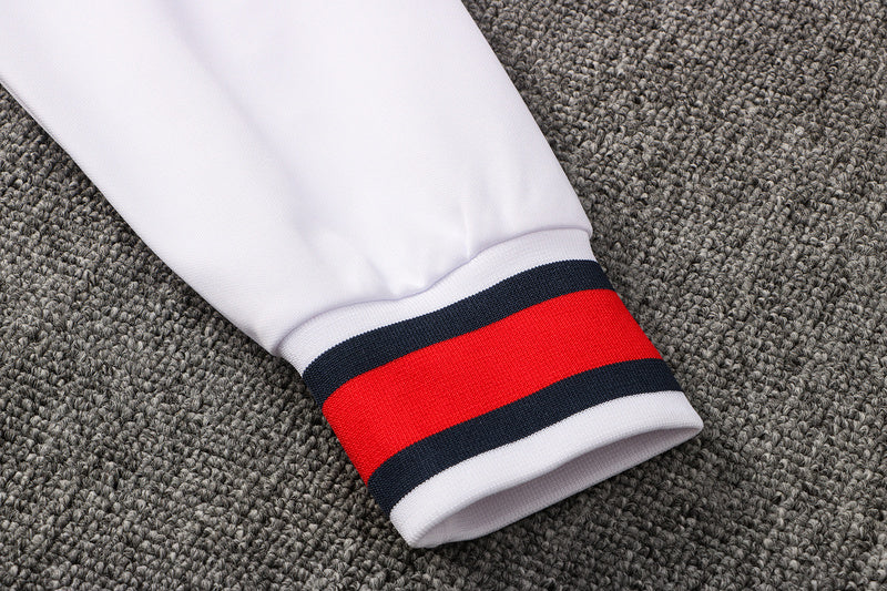 KIT PASSEIO - PARIS SAINT GERMAIN (PSG) -  BRANCO, AZUL, VERMELHO E PRETO