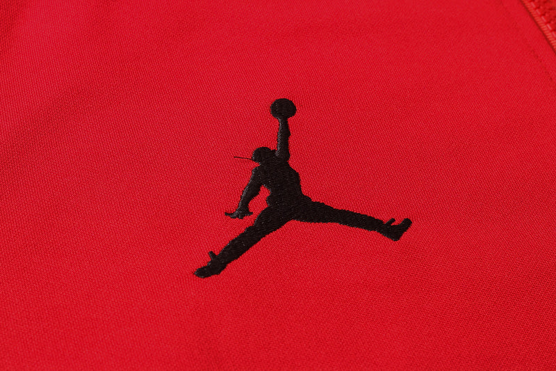 KIT PASSEIO COM CAPUZ - PARIS SAINT GERMAIN (PSG) - VERMELHO, BRANCO E AZUL