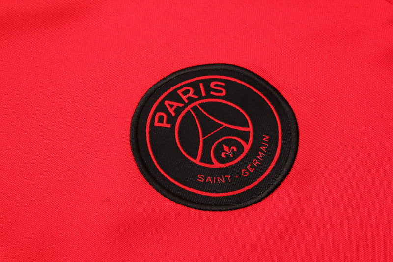 KIT PASSEIO - PARIS SAINT GERMAIN (PSG) - VERMELHO ALARANJADO JORDAN