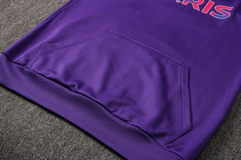 KIT MOLETOM - PARIS SAINT GERMAIN (PSG) - ROXO, ROSA E PRETO