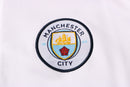KIT PASSEIO COM CAPUZ - MANCHESTER CITY - BRANCO E AZUL BEBÊ