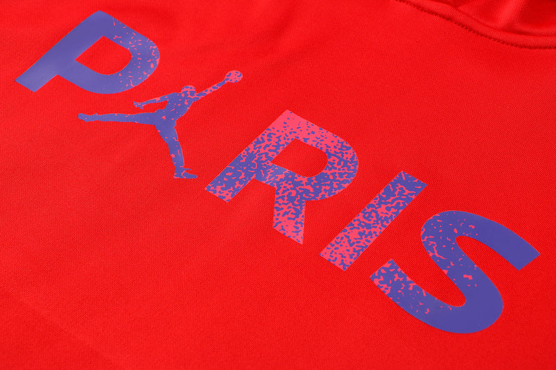KIT MOLETOM - PARIS SAINT GERMAIN (PSG) - VERMELHO, ROXO E ROSA