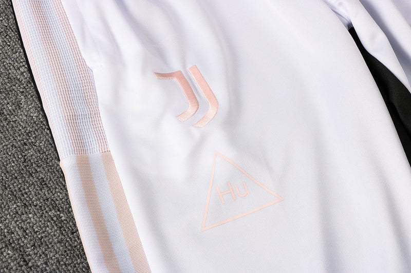 KIT PRÉ JOGO - JUVENTUS - BRANCO, ROSA E PRETO