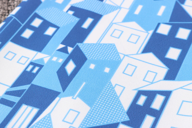 KIT PASSEIO COM CAPUZ - OLYMPIQUE DE MARSEILLE - BRANCO E AZUL CLARO - CITY EDITION
