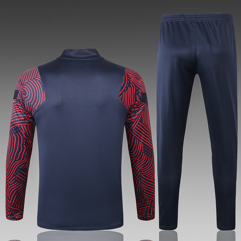 KIT PRÉ JOGO - PARIS SAINT GERMAIN (PSG) -AZUL E VERMELHO