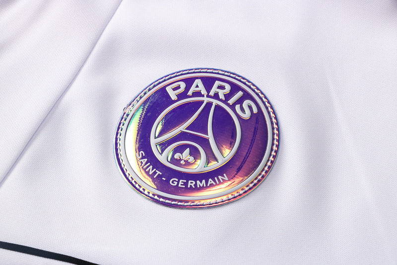 KIT PASSEIO - PARIS SAINT GERMAIN (PSG) - BRANCO, PRETO E ROXO
