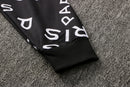 KIT PASSEIO COM CAPUZ - PARIS SAINT GERMAIN (PSG) - PRETO E BRANCO