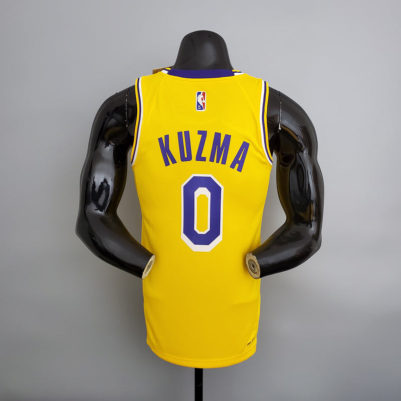 CAMISA LAKERS - AMARELA COM NIKE BRILHANTE - 75TH ANNIVERSARY - ICON EDITION - 2021/ 2022