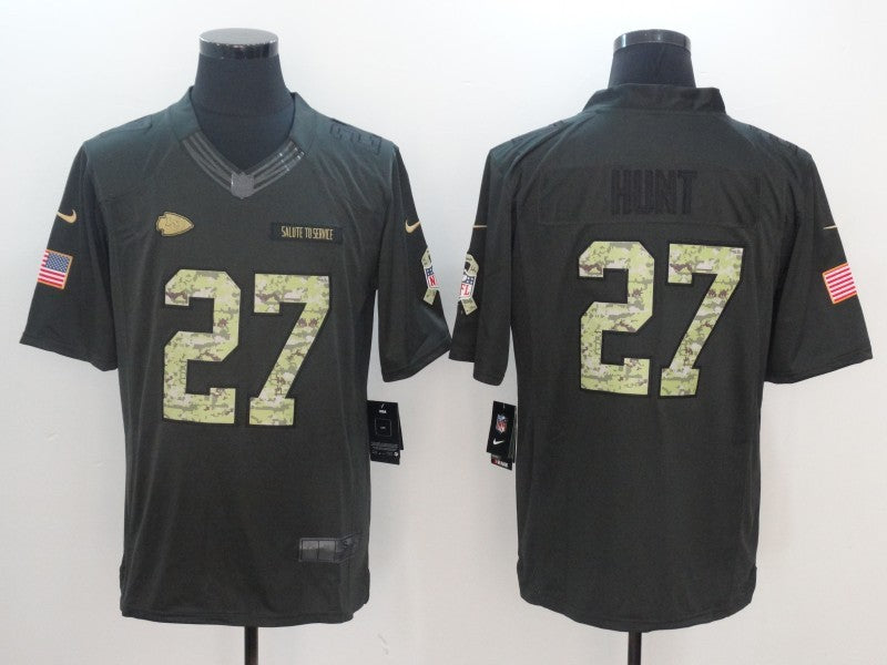 CAMISA KANSAS CITY CHIEF  - NFL - PRETO E VERDE CAMUFLADO