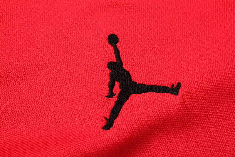 KIT PASSEIO - PARIS SAINT GERMAIN (PSG) - VERMELHO ALARANJADO JORDAN