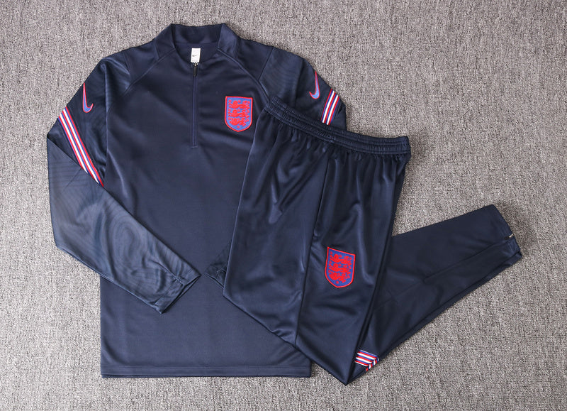 KIT PRÉ JOGO - INGLATERRA - AZUL ESCURO E VERMELHO