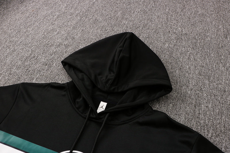 KIT MOLETOM - PARIS SAINT GERMAIN (PSG) - PRETO E VERDE