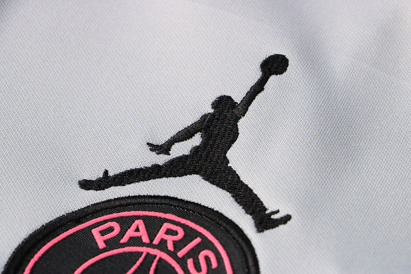 KIT PASSEIO COM CAPUZ - PARIS SAINT GERMAIN (PSG) - BRANCO E ROSA