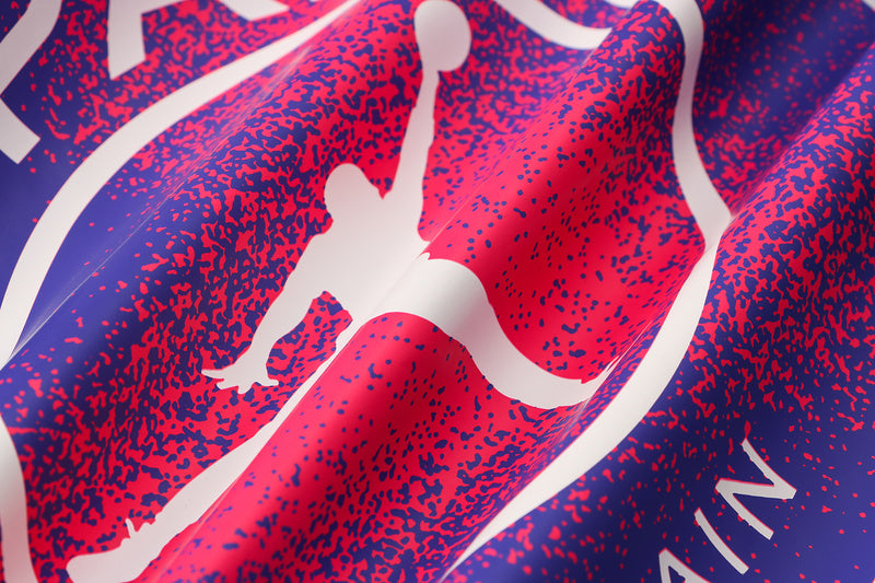 KIT MOLETOM - PARIS SAINT GERMAIN (PSG) - PRETO COM SÍMBOLO ROXO E ROSA