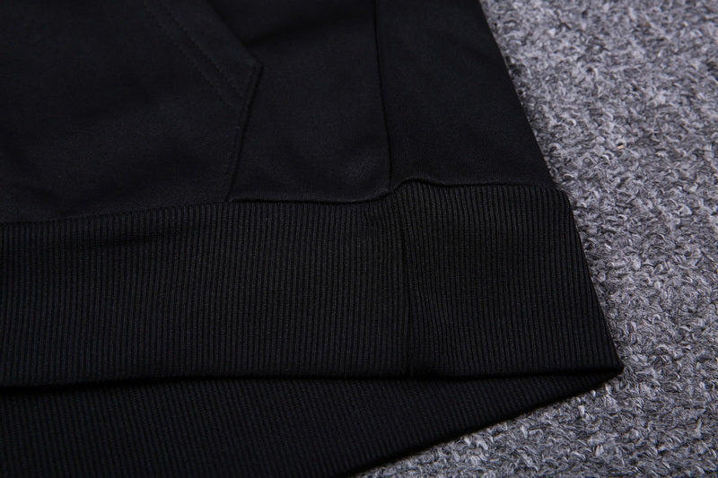 KIT PASSEIO COM CAPUZ - REAL MADRID - PRETO E AZUL