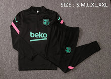 Carregar imagem no visualizador da galeria, KIT PRÉ JOGO - BARCELONA - PRETO, VERDE E ROSA
